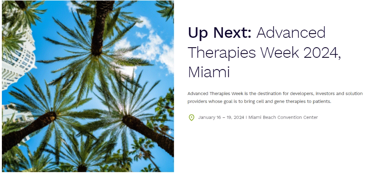 Advanced Therapies Week, Miami Beach Florida